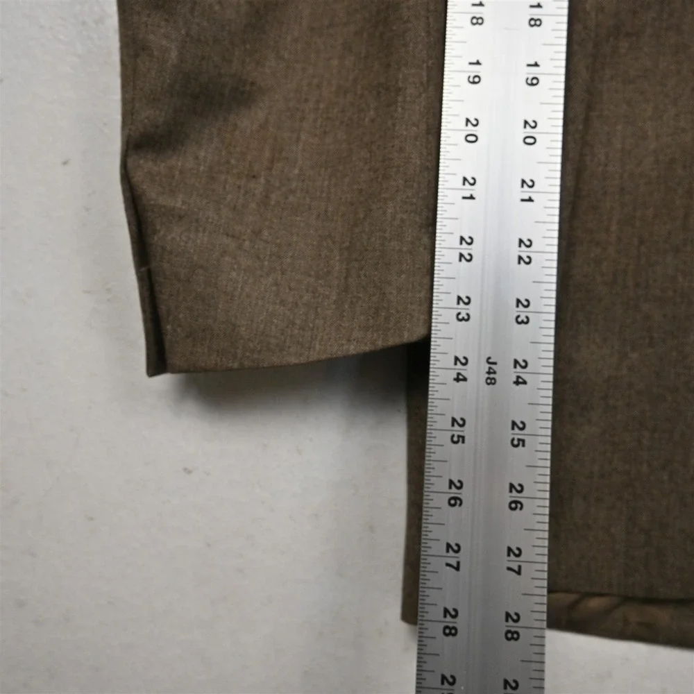 Vtg USA Christian Dior 40S Brown Birdesye Wool Slim Mens Blazer Sport‎ Coat